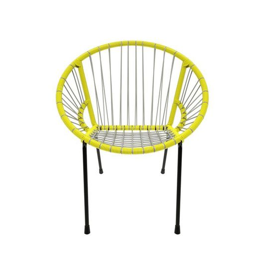 Tica Grey – Yellow chair