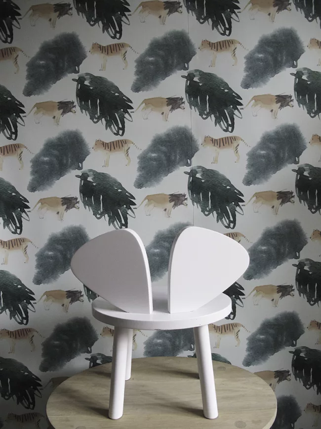 Kids decor furniture Nofred wallpaper Safari