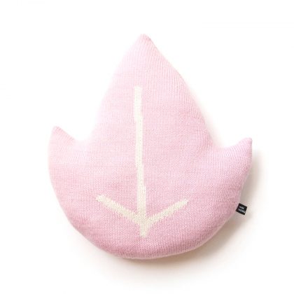 Maple Leaf pillow pink