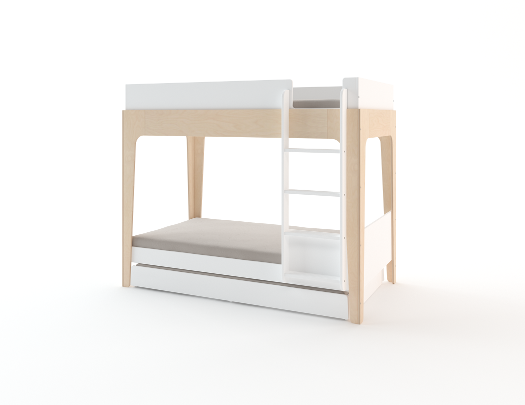 Perch Bunk 3 beds White/Birch OEUF NYC