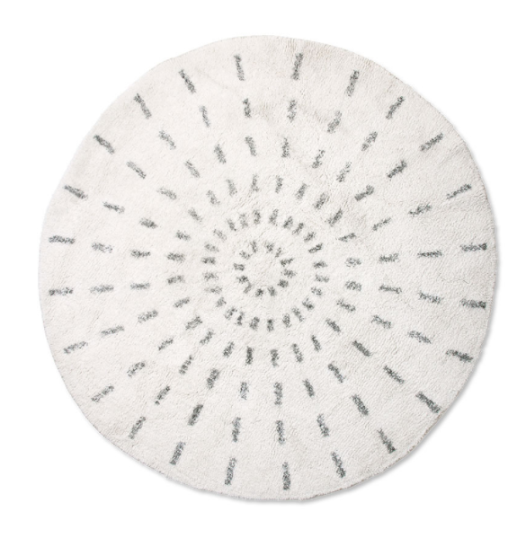 round bath mat swirl 80cm