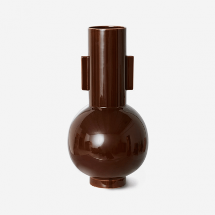 Ceramic Vase Espresso L